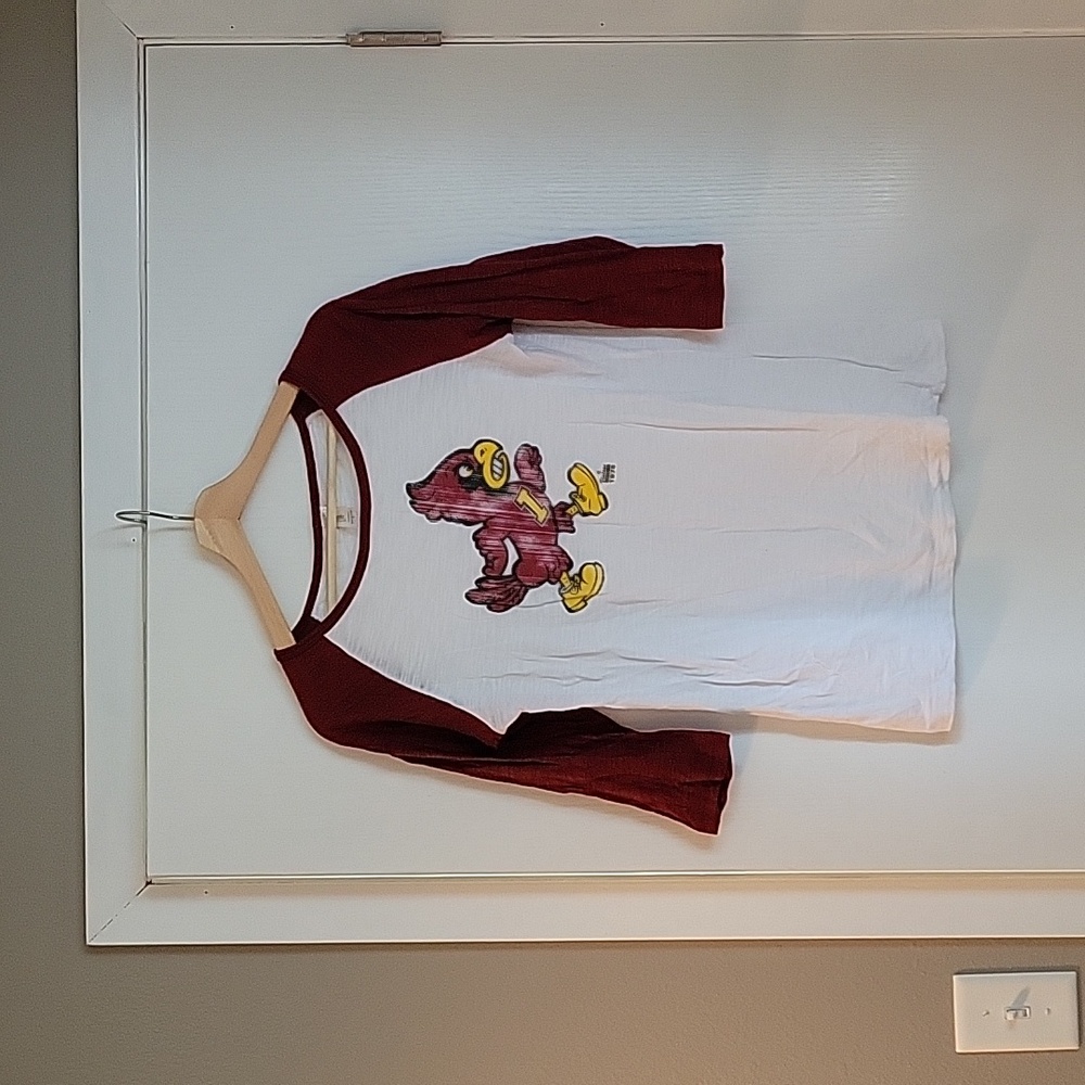 Pimatee, Iowa State long sleeve shirt, women's size large.